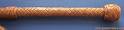 6ft Natural Tan 12 plait Classic Australian Bullwhip with Custom Handle Pattern B